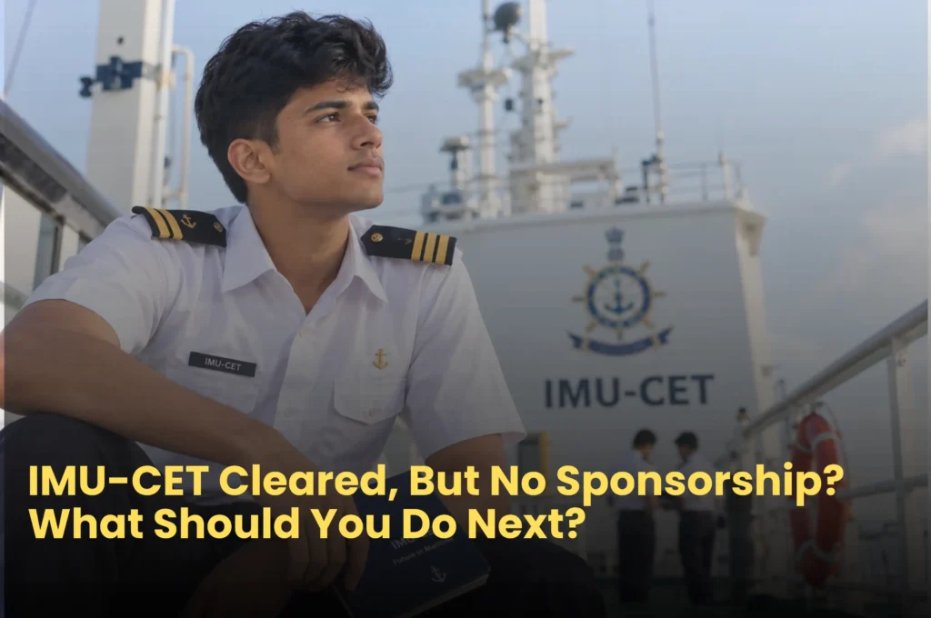 IMU-CET cleared but no sponsorship – next steps for maritime admission